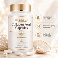 Capsules de supplément de beauté au collagène hydrolysé, anti-rides et hydratantes pour adultes, production personnalisée disponible