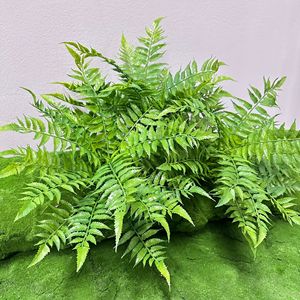 Plante artificielle de fougère Meng Jie 40 cm, feuillage vert, décoration intérieure - Product Image 2
