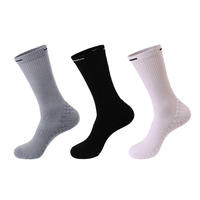 Chaussettes de sport pour hommes, logo personnalisé OEM, blanches, antidérapantes, respirantes, impression par sublimation, haute qualité, pour enfants, été, quotidien