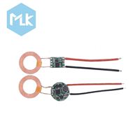 Kit Pengisi Daya Induksi Magnetik Nirkabel Kecil MLK, Modul Penerima dan Pengirim Pengisi Daya Nirkabel 5V 1A