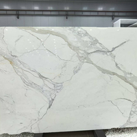 Pièces de décoration en marbre blanc de Carrare en marbre à haute durabilité transfrontalière utilisées pour la décoration de la maison