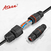 Connecteur Électrique Étanche IP68 Type T et Type Y à Passage Direct, Contact en Cuivre T2-2P, Connecteur de Câble 32A Étanche