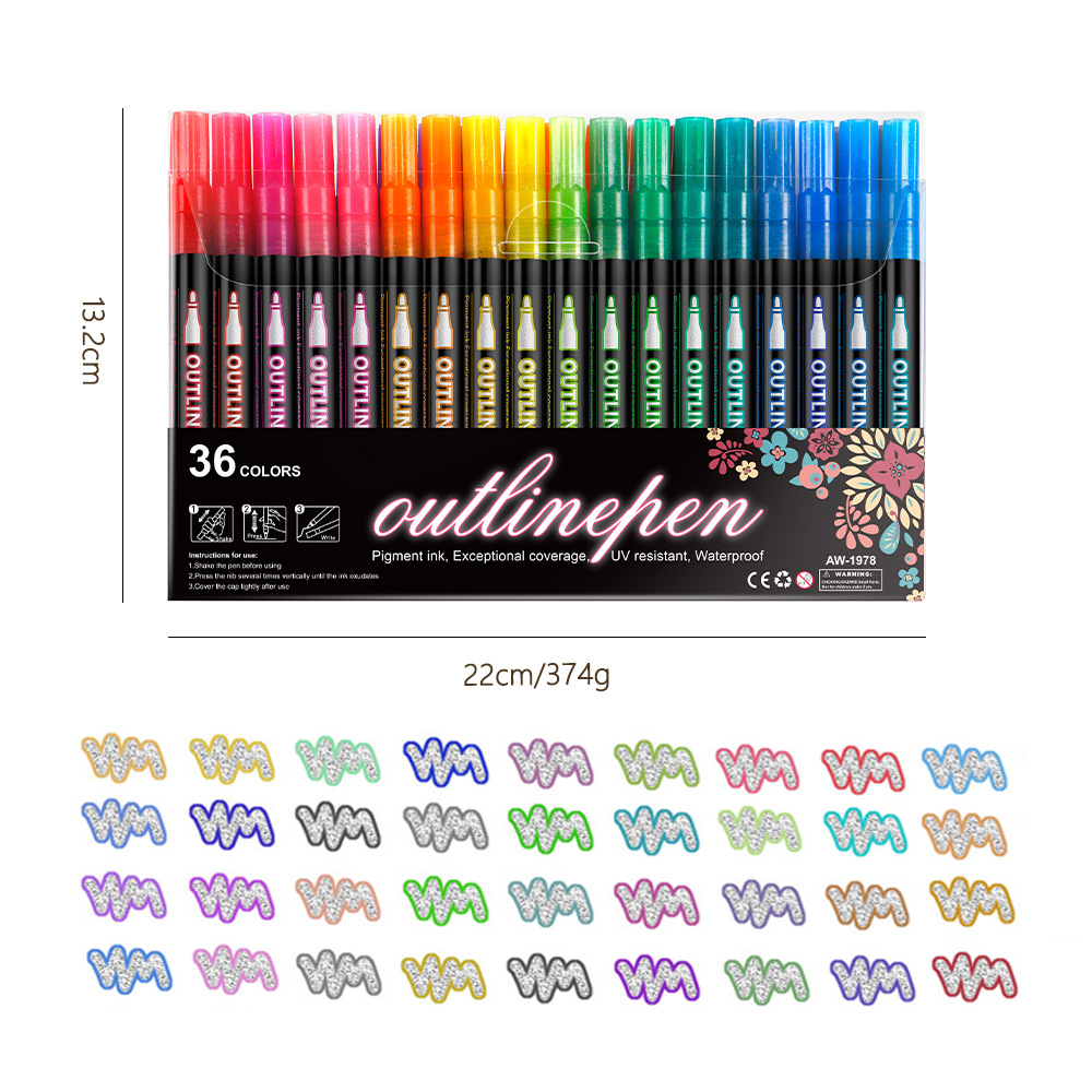 36 couleurs