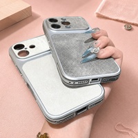 Coques de téléphone de luxe pour iPhones, motif denim, antichoc