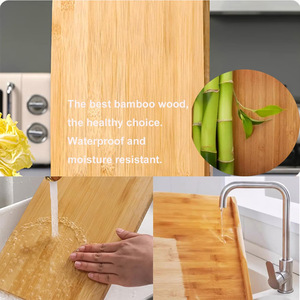 Étagère de rangement en bambou à 3 niveaux, organiseur de cuisine sur pied pour ustensiles et matériel de cuisson - Product Image 3