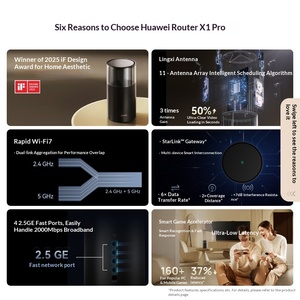 <span class=keywords><strong>Routeur</strong></span> Huawei X1 Pro 11 antennes, technologie Line Array Star Flash Gateway, tout nouveau, double bande, 2,5 Gbps, haute vitesse, couverture Wi-Fi complète de la maison - Product Image 4