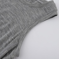 2024 nouvelles femmes laine couleur unie hanche Wrap gilet robe à bretelles