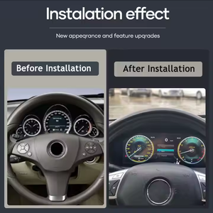 12.3 ''xe LCD Bảng điều khiển kỹ thuật số cụm dầu Gauge hệ thống Linux cho BENZ GLK <span class=keywords><strong>CLASS</strong></span> 2008-2015 LHD & rdd xe công tơ mét - Product Image 6