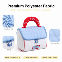 Grande trousse de toilette en forme de maison, jolie petite trousse de maquillage en toile avec fermeture éclair, trousse de toilette portable pour les voyages