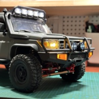 Kit de pièces de mise à niveau pour voiture RC MN82, pare-chocs DIY, accessoires de modification professionnels pour camion tout-terrain télécommandé modèle MN