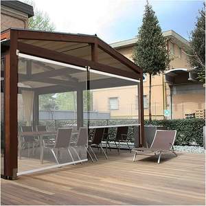 Bâche en PVC imperméable, bâche en PVC 100% transparente, petites bâches en plastique, feuilles <span class=keywords><strong>de</strong></span> plastique <span class=keywords><strong>pour</strong></span> fenêtres, bâche <span class=keywords><strong>de</strong></span> protection <span class=keywords><strong>pour</strong></span> jardin et terrasse - Product Image 5