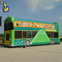 BIKI Chine gonflables gonflables sans plomb forme de bus châteaux sautants événements gonflables (fournitures)