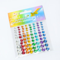 Autocollants en strass en acrylique 3D à la mode pour l'artisanat DIY, le scrapbooking, les coques de téléphone et la décoration de la maison