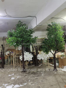 S0259 Top qualité en gros décoration restaurant hall <span class=keywords><strong>arbre</strong></span> vert artificiel grand <span class=keywords><strong>clémentine</strong></span> banyan faux ficus <span class=keywords><strong>arbre</strong></span> pour <span class=keywords><strong>de</strong></span> - Product Image 6