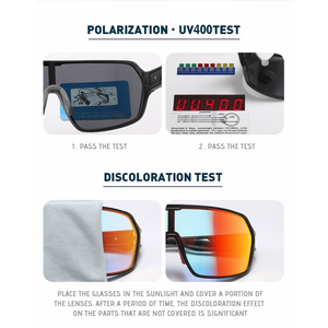 Lunettes de soleil de sport photochromiques pour l'extérieur, cyclisme, <span class=keywords><strong>VTT</strong></span>, vélo de route, pêche, UV400, légères, anti-vent, monture intégrale - Product Image 3