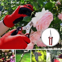 Zwo VERTAK — jeu de ciseaux de jardinage en acier inoxydable, 2 pièces, pour le jardinage, la branche des fleurs