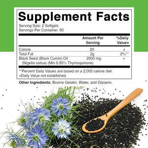 Huile de Nigelle du fabricant Black Seed Oil : Complément alimentaire quotidien en gélules pour soutenir la digestion et les défenses immunitaires. - Product Image 6