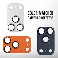 Protection d'objectif d'appareil photo en verre trempé anti-reflet 9H AR AF en alliage d'aluminium de qualité supérieure pour iPhone 18 17 Pro Max