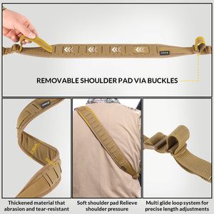 Cordon de sécurité multi-usage tactique à ressort élastique haute résistance, antivol, enroulé, pour <span class=keywords><strong>sac</strong></span> de chasse ou de tir - Product Image 5