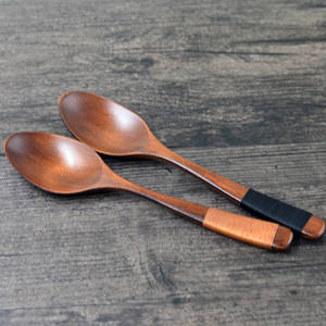 Cuillère en bois au design le plus récent, écologique, à large ouverture, avec logo personnalisé, promotionnelle, durable, élégante - Product Image 5