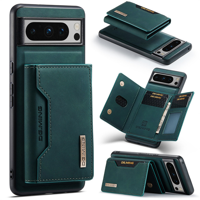 DG MING 2In1 Detachable Magnetic Leather Case for Google Pixel 10 9 Pro XL 7A 6A 10 8 7 6 Pro 5A Wallet Cover Card Holder case