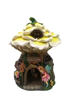 2022 из смолы для рукоделия миниатюрный Сказочный Сад и грибовидный Сказочный Дом статуя сад украшение из смолы