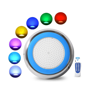 Thép không gỉ + PC transp minh bạch AC 12V dưới ánh sáng Nước Đèn Led bề mặt gắn hồ bơi dưới nước đèn LED - Product Image 1