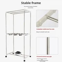 Séchoir à linge électrique mini pliable 1000W pour la maison, vente en gros du fabricant, non-automatique, sans contrôle par application, idéal pour l'été