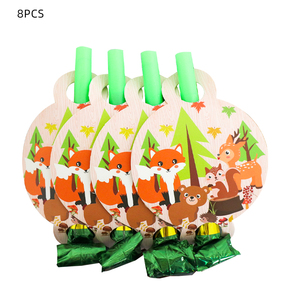 Kit <span class=keywords><strong>de</strong></span> <span class=keywords><strong>Vaisselle</strong></span> <span class=keywords><strong>Jetable</strong></span> et Ballons Thème <span class=keywords><strong>Animaux</strong></span> <span class=keywords><strong>de</strong></span> <span class=keywords><strong>la</strong></span> Forêt pour Baby Shower, Révélation du Sexe et Anniversaire (Assiettes, Gobelets, Serviettes) - Product Image 3