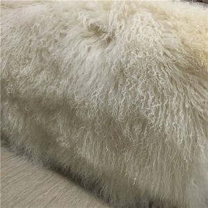 Rifinitura con collo di pelliccia di agnello mongoliano e ricci tibetani - Product Image 4