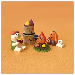 Figurine en résine style japonais chat ZAKKA, Arbre de kaki Récolte d'automne, Tendance, inspirée d'Instagram, Artisanat de poupée en boîte mystère - Product Image 4