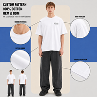 T-shirt Homme Personnalisé en Coton 100% avec Logo, Doux, Décontracté, Grande Taille, Confortable, Respirant, Couleur Unie, Style Urbain