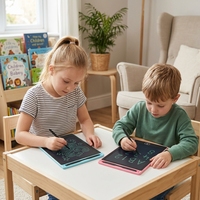 Tablette d'écriture LCD monochrome de 8,5 pouces, tableau de dessin éducatif pour enfants, un dollar