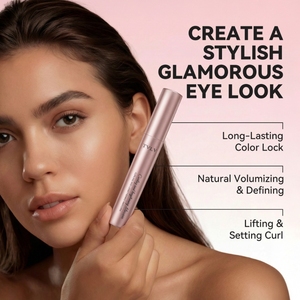 Máscara <span class=keywords><strong>de</strong></span> <span class=keywords><strong>pestañas</strong></span> con logotipo personalizado, <span class=keywords><strong>de</strong></span> marca privada, <span class=keywords><strong>de</strong></span> larga duración, natural, vegana, resistente al agua, con vo - Product Image 2