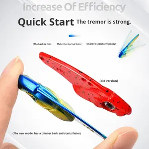 Señuelo Vibrador de Placa de Hierro con Escamas de Dragón, Cebo Artificial Duro con Anzuelos para Lubina de Boca Grande, Lanzamiento Largo, Equipo de Pesca de Río - Product Image 3