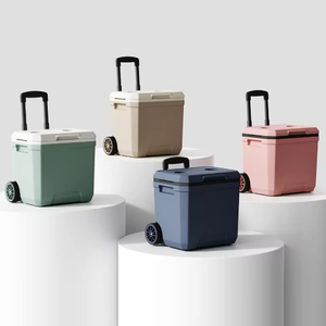 <span class=keywords><strong>Lonchera</strong></span> Térmica Impermeable de EVA Moderna <span class=keywords><strong>con</strong></span> Logotipo Personalizado Suministrada por la Fábrica FH, Caja Refrigeradora de 18L <span class=keywords><strong>con</strong></span> Aislamiento Suave y <span class=keywords><strong>Ruedas</strong></span> - Product Image 1