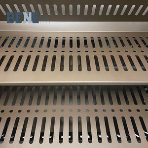 Scarpiera Doppia a 5 Livelli Inclinata Regolabile in Alluminio da Parete, Prezzo all'Ingrosso, per Armadio e Bagno - Product Image 5