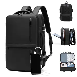 Nouveau sac de voyage multifonction pour ordinateur portable sac à dos d'affaires de voyage de grande capacité étanche avec nouvelle séparation sèche et humide