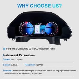 <b>Car</b> LCD Instrument Panel <b>for</b> Mercedes Benz E Class W212 2013-2015 NTG 4.5 Digital Cluster Linux System - Product Image 3