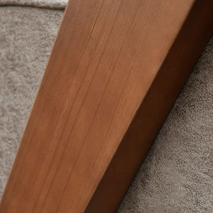 <span class=keywords><strong>Fauteuil</strong></span> en bois massif de style moderne avec revêtement en cuir PU pour salon - Product Image 5