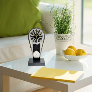 Reloj de Engranajes Giratorio Vintage, Reloj de Escritorio Antiguo con Engranajes de Hierro, Reloj de Mesa con Cadena de Tiempo para Regalo del Día del Padre - Product Image 3