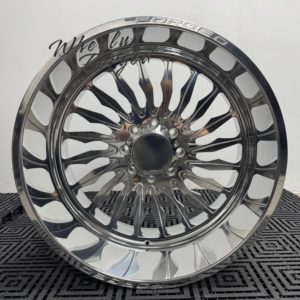 Rines Cromados Forjados Personalizados de 22, 24 y 26 Pulgadas para Camionetas, con Borde Profundo, Offset Negativo, para Ford F150, F250, RAM, Chevy Silverado - Product Image 4