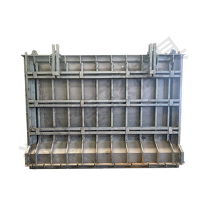 Panneau de clôture en béton préfabriqué en acier, mur coupe-feu, moule de colonne de clôture en ciment, vente en gros d'usine, OEM, ODM, personnalisé - Product Image 1