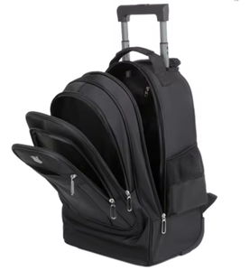 Lightweight Waterproof Oxford Wheeled Trolley Backpack Large Capacity Durable Laptop - Product Image 4