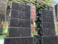 Sistema de Sonido Line Array Activo y Pasivo para Interiores y Exteriores LA2122, Woofer Dual de 12 Pulgadas, Sistema de Sonido de 2 Vías, Amplificadores, Altavoces