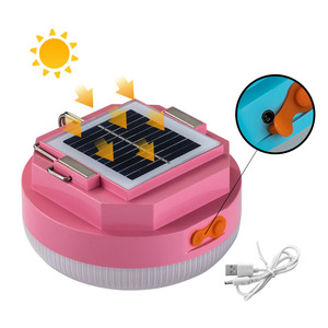 USB và bảng điều khiển năng lượng mặt trời sạc LED ánh sáng năng lượng di động khẩn cấp năng lượng mặt trời cắm trại ánh sáng - Product Image 1