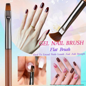 Ensemble de 8 pinceaux pour nail art, 5 pinceaux liner et 3 pinceaux multi-formes pour extensions et motifs délicats sur les ongles - Product Image 3