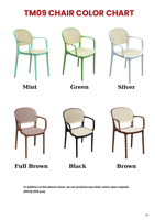 Fauteuil à bascule d'extérieur moderne en beige chaud et vert matcha |   Chaise de bistrot empilable en rotin plastique pour chambre et cuisine