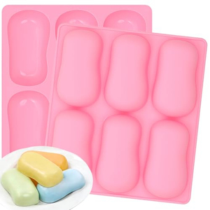 Custom Silicone Body <b>Soap</b> <b>Molds</b> Multiple Shapes Square Oval Corn Pattern LFGB Non Stick Versatile for DIY <b>Soap</b> Making - Product Image 1