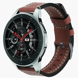 Tschick-<span class=keywords><strong>Correa</strong></span> de <span class=keywords><strong>cuero</strong></span> para Galaxy Watch, 46mm, R800, <span class=keywords><strong>Gear</strong></span> <span class=keywords><strong>S3</strong></span> Classic, <span class=keywords><strong>Frontier</strong></span>, 22mm, repuesto con acero inoxidable - Product Image 6